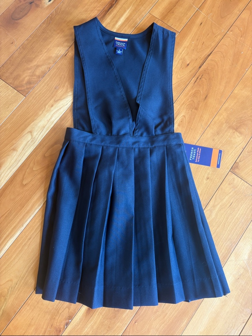French Toast Navy School Pleated Jumper NWT
